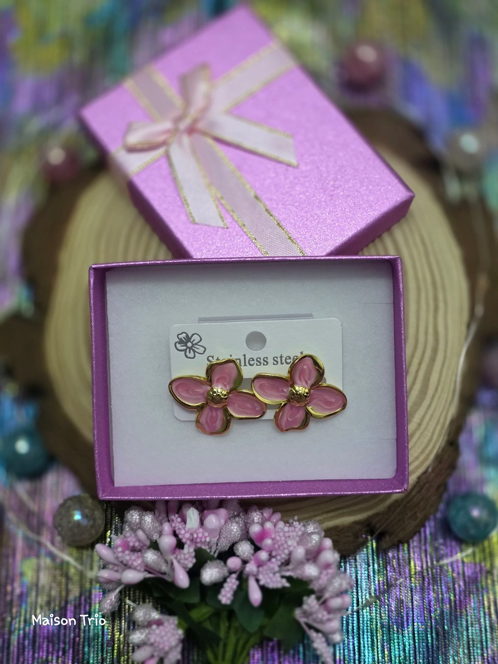 Pendientes Acero 🌸 – photo 4